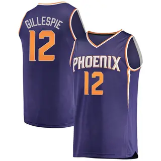 Phoenix Suns Men's Collin Gillespie Purple Fast Break Jersey - Icon Edition