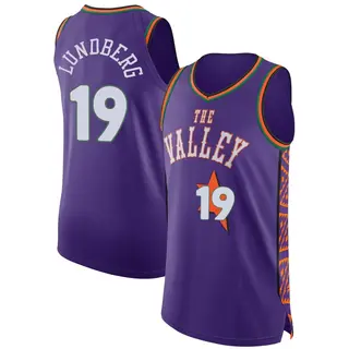 Phoenix Suns Men's Gabriel Lundberg Purple Authentic 2024/25 City Edition Jersey