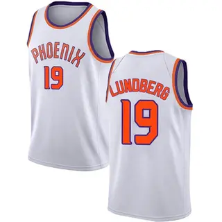 Phoenix Suns Men's Gabriel Lundberg White Swingman Jersey - Association Edition