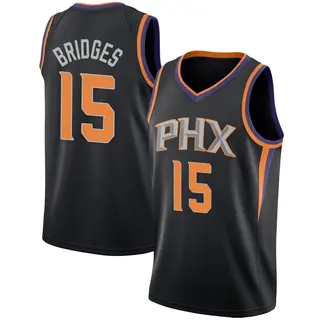 Phoenix Suns Men's Jalen Bridges Black Swingman Jersey - Statement Edition