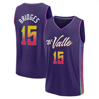 Phoenix Suns Men's Jalen Bridges Purple Fast Break 2023/24 City Edition Jersey