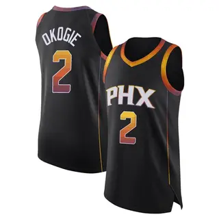 Phoenix Suns Men's Josh Okogie Black Authentic 2022/23 Jersey - Statement Edition