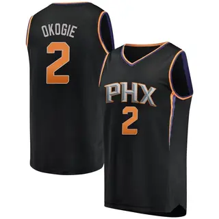 Phoenix Suns Men's Josh Okogie Black Fast Break Jersey - Statement Edition