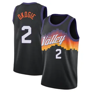 Phoenix Suns Men's Josh Okogie Black Swingman 2020/21 City Edition Jersey