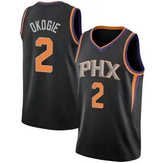 Phoenix Suns Men's Josh Okogie Black Swingman Jersey - Statement Edition