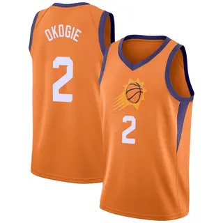 Phoenix Suns Men's Josh Okogie Orange Swingman Jersey - Statement Edition