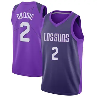 Phoenix Suns Men's Josh Okogie Purple Swingman Jersey - City Edition