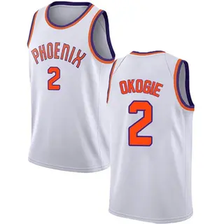 Phoenix Suns Men's Josh Okogie White Swingman Jersey - Association Edition