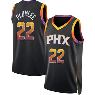 Phoenix Suns Men's Mason Plumlee Black Swingman 2022/23 Jersey - Statement Edition