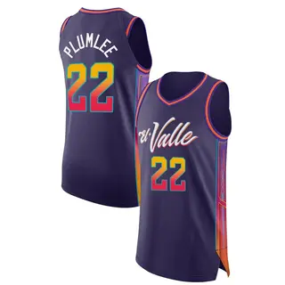 Phoenix Suns Men's Mason Plumlee Purple Authentic 2023/24 City Edition Jersey