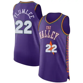 Phoenix Suns Men's Mason Plumlee Purple Authentic 2024/25 City Edition Jersey