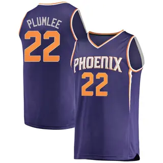 Phoenix Suns Men's Mason Plumlee Purple Fast Break Jersey - Icon Edition