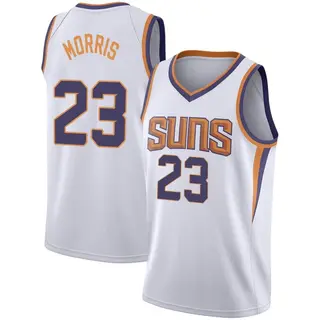 Phoenix Suns Men's Monte Morris White Swingman 2020/21 Jersey - Association Edition