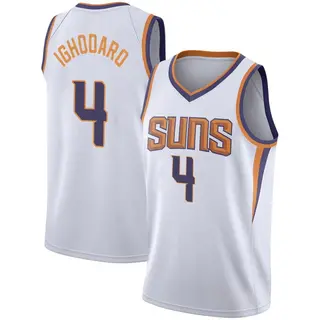 Phoenix Suns Men's Oso Ighodaro White Swingman 2020/21 Jersey - Association Edition