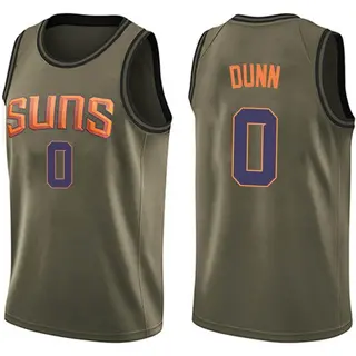 Phoenix Suns Men's Ryan Dunn Green Swingman Salute to Service Jersey