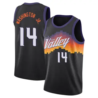 Phoenix Suns Men's TyTy Washington Jr. Black Swingman 2020/21 City Edition Jersey