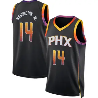 Phoenix Suns Men's TyTy Washington Jr. Black Swingman 2022/23 Jersey - Statement Edition