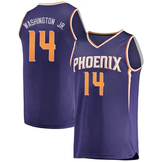 Phoenix Suns Men's TyTy Washington Jr. Purple Fast Break Jersey - Icon Edition