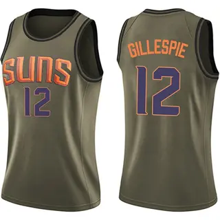 Phoenix Suns Women's Collin Gillespie Green Swingman Salute to Service Jersey