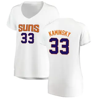 Phoenix Suns Women's Frank Kaminsky White Fast Break Jersey - Association Edition