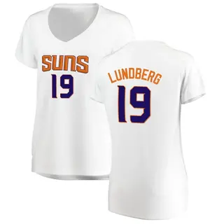 Phoenix Suns Women's Gabriel Lundberg White Fast Break Jersey - Association Edition