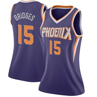 Phoenix Suns Women's Jalen Bridges Purple Swingman Jersey - Icon Edition