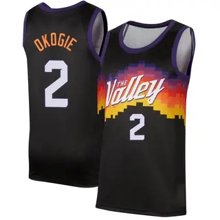 Phoenix Suns Women's Josh Okogie Black Swingman 2020/21 City Edition Jersey