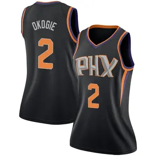 Phoenix Suns Women's Josh Okogie Black Swingman Jersey - Statement Edition