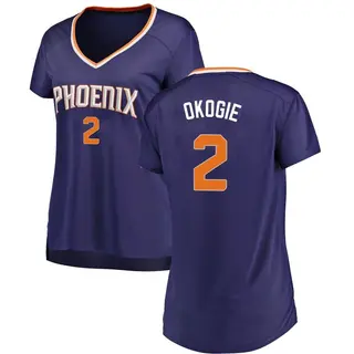 Phoenix Suns Women's Josh Okogie Purple Fast Break Jersey - Icon Edition