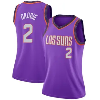 Phoenix Suns Women's Josh Okogie Purple Swingman 2018/19 Jersey - City Edition