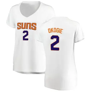 Phoenix Suns Women's Josh Okogie White Fast Break Jersey - Association Edition