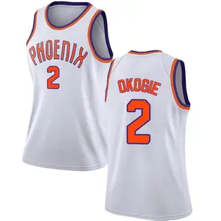 Phoenix Suns Women's Josh Okogie White Swingman Jersey - Association Edition