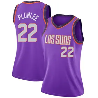 Phoenix Suns Women's Mason Plumlee Purple Swingman 2018/19 Jersey - City Edition