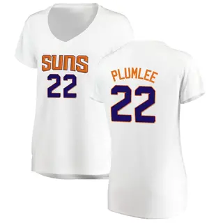 Phoenix Suns Women's Mason Plumlee White Fast Break Jersey - Association Edition