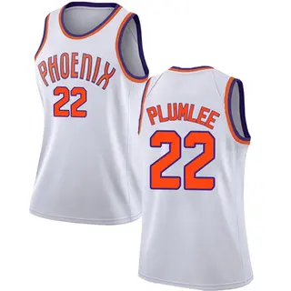 Phoenix Suns Women's Mason Plumlee White Swingman Jersey - Association Edition