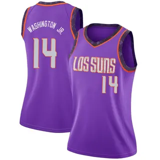 Phoenix Suns Women's TyTy Washington Jr. Purple Swingman 2018/19 Jersey - City Edition