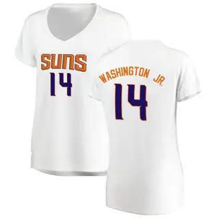 Phoenix Suns Women's TyTy Washington Jr. White Fast Break Jersey - Association Edition