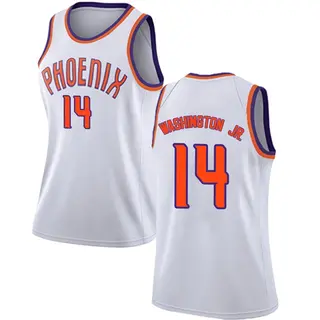 Phoenix Suns Women's TyTy Washington Jr. White Swingman Jersey - Association Edition