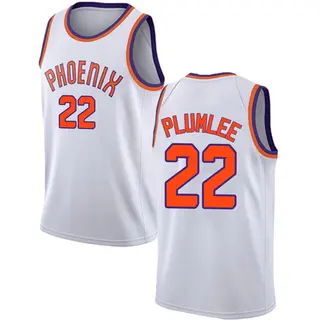 Phoenix Suns Youth Mason Plumlee White Swingman Jersey - Association Edition