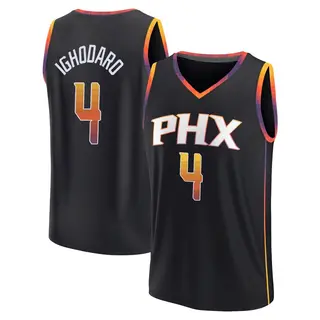 Phoenix Suns Youth Oso Ighodaro Black Fast Break 2022/23 Jersey - Statement Edition