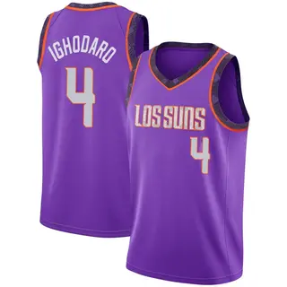 Phoenix Suns Youth Oso Ighodaro Purple Swingman 2018/19 Jersey - City Edition